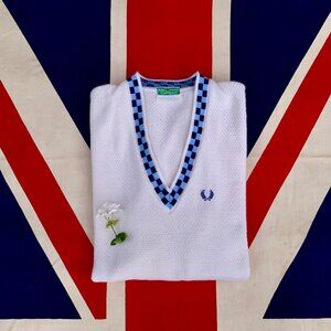 Fred Perry vintage tennis sweater